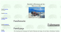 Desktop Screenshot of familienseite-fuhrmann.de