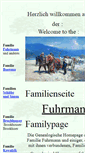 Mobile Screenshot of familienseite-fuhrmann.de